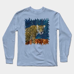 Leopard with the Sky in His Eyes Long Sleeve T-Shirt